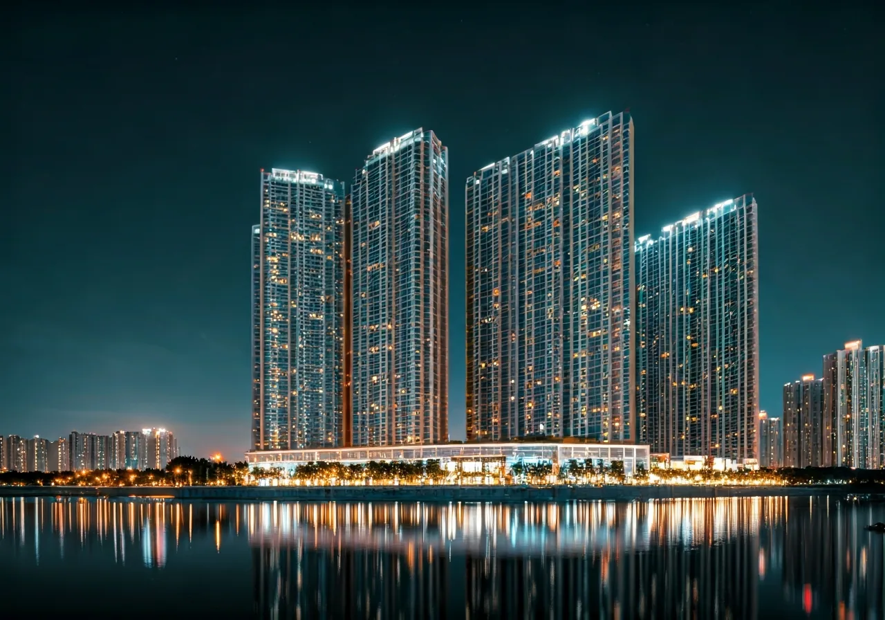 Chung cu Pacific Starlake - canh dem