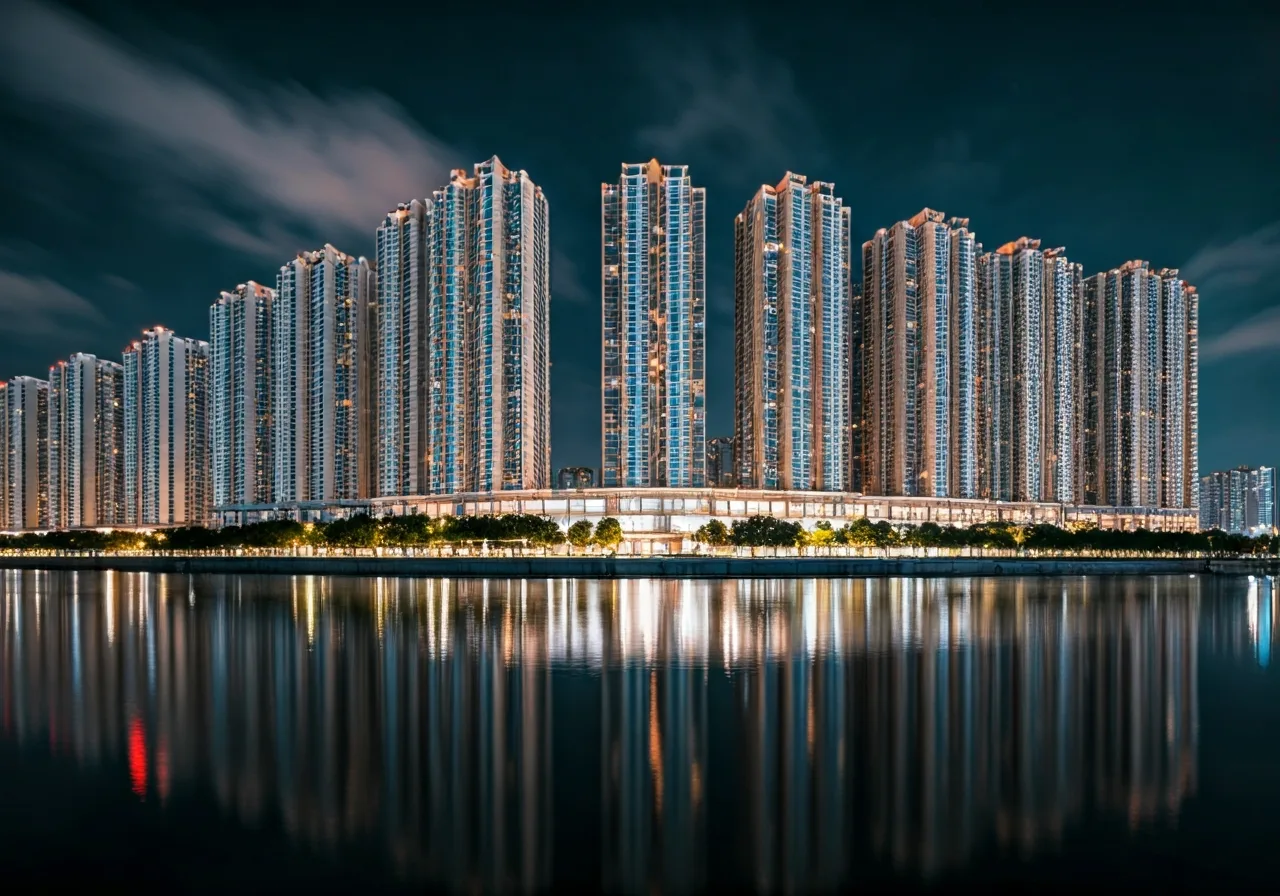 Chung cu PD Green Park - canh dem