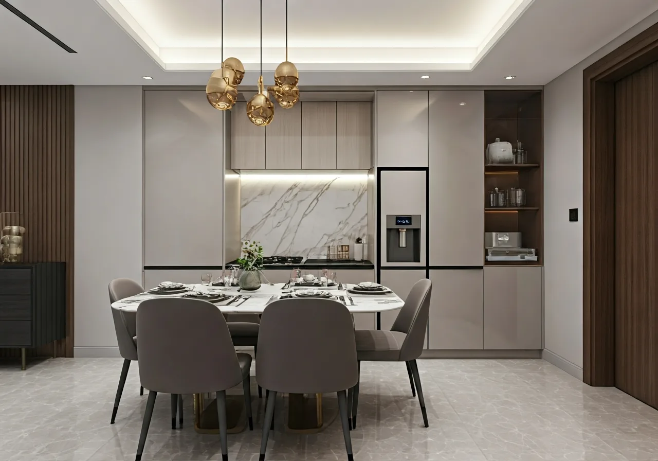Chung cu Phu Gia Residence - thiet ke bep