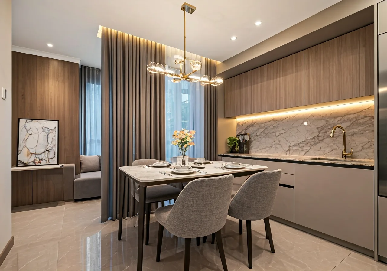 Chung cu Phu Thanh Complex - thiet ke bep