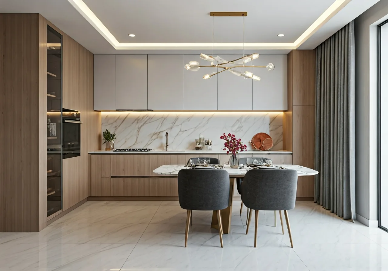Chung cu Phu Thuong Plaza - thiet ke bep
