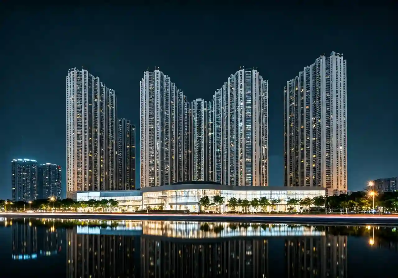 Chung cu Phu Thuong Plaza - canh dem