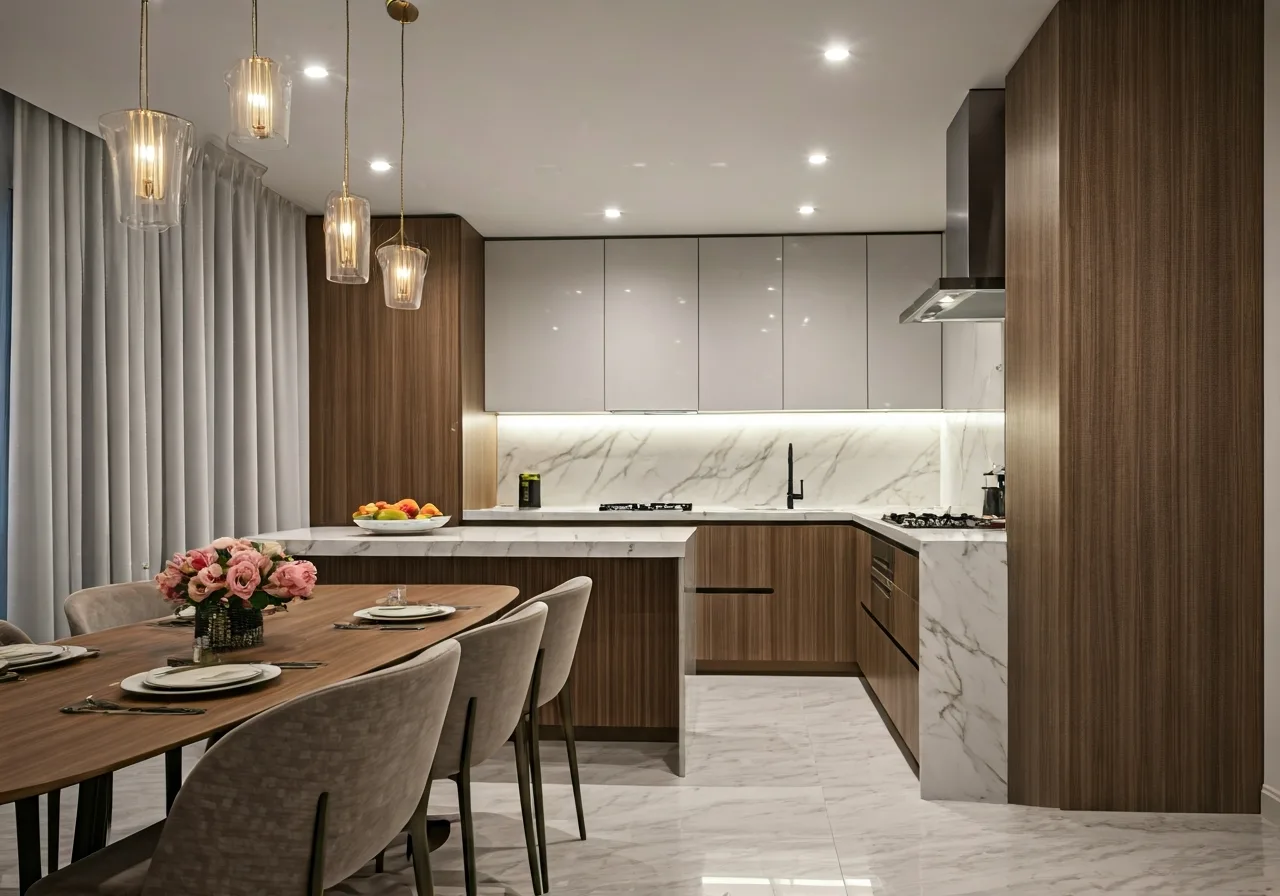 Chung cu Platinum Long Bien - thiet ke bep