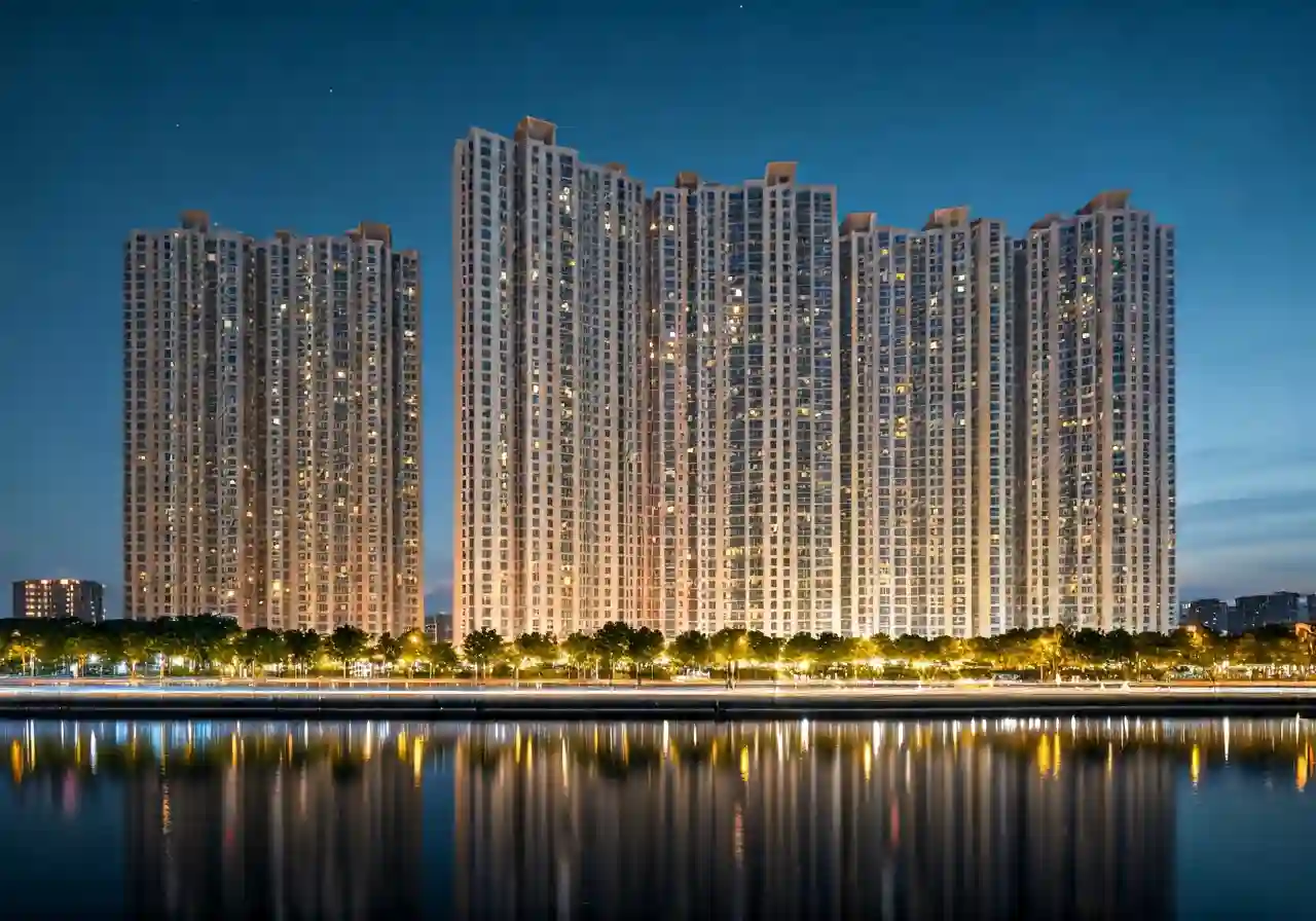 Chung cu Rice City Linh Dam - canh dem