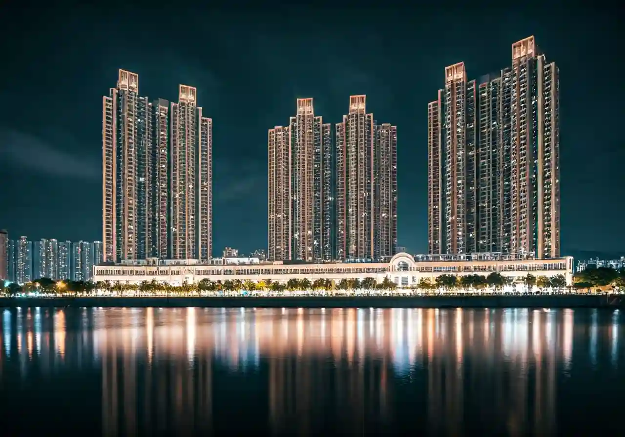 Chung cu Rice City Long Chau - canh dem