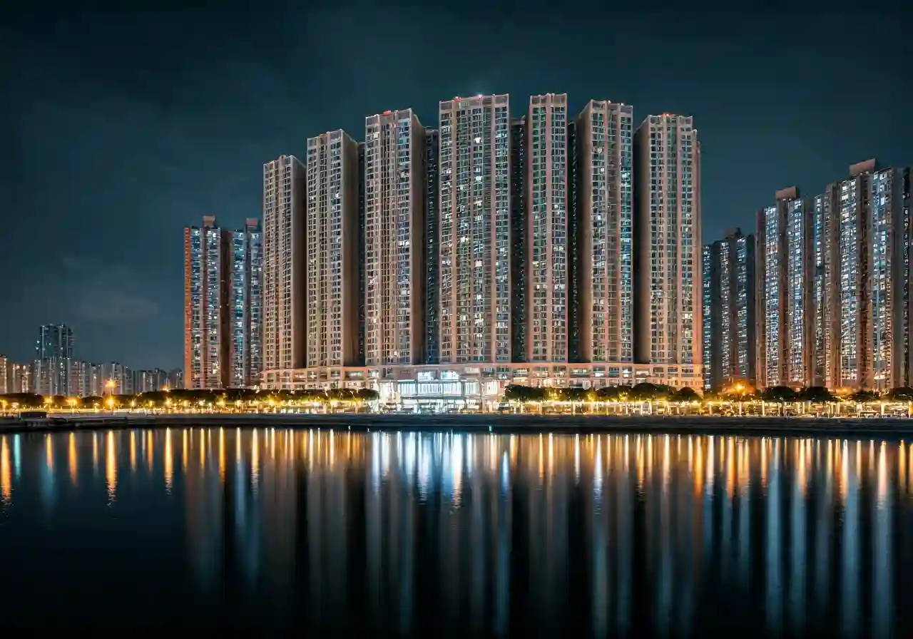 Chung cu Rice City Song Hong - canh dem