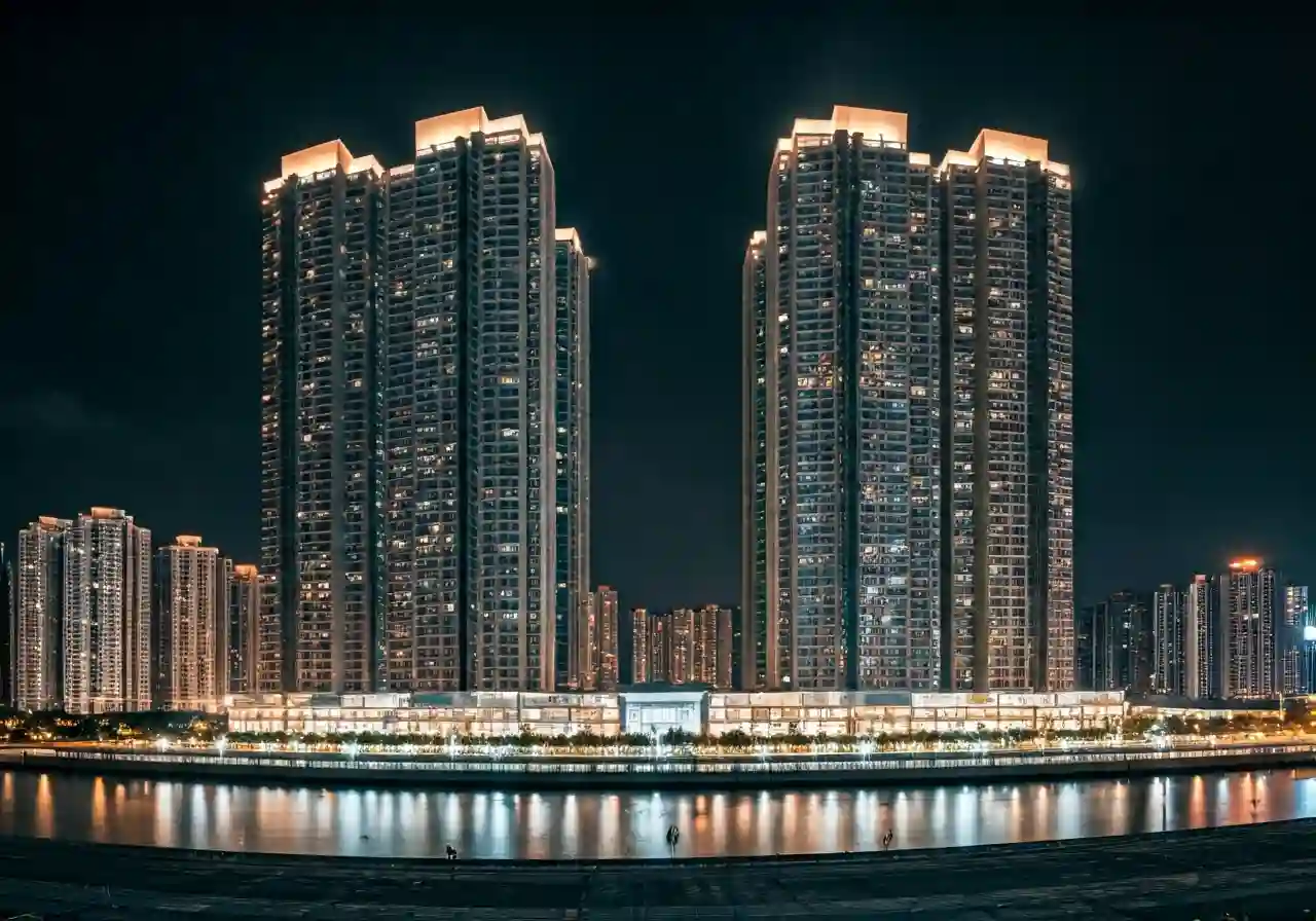 Chung cu Riverside Tower - canh dem