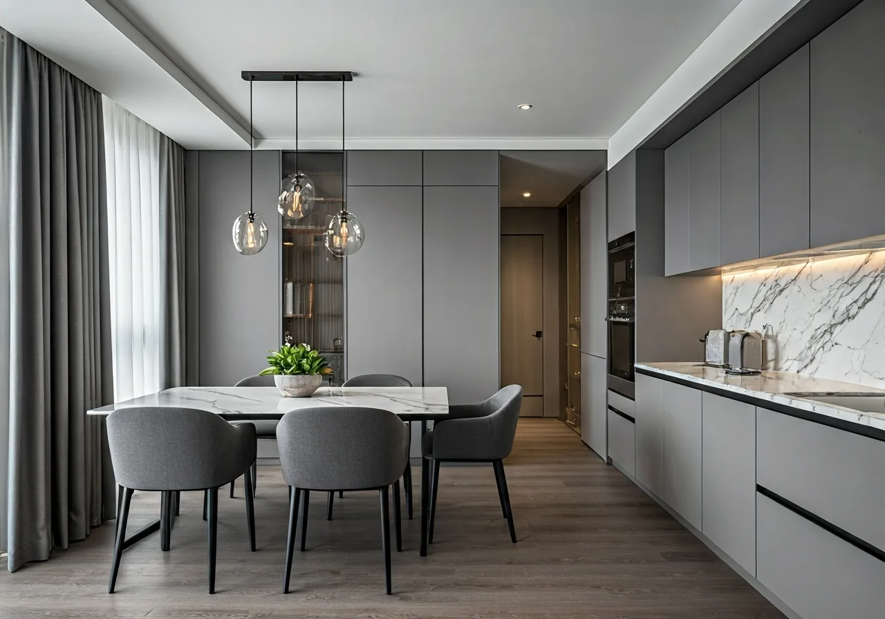 Chung cu Ruby Riverside - thiet ke bep