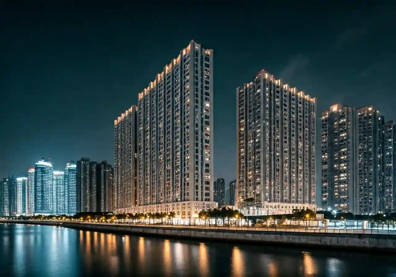 Chung cu Ruby Riverside - canh dem