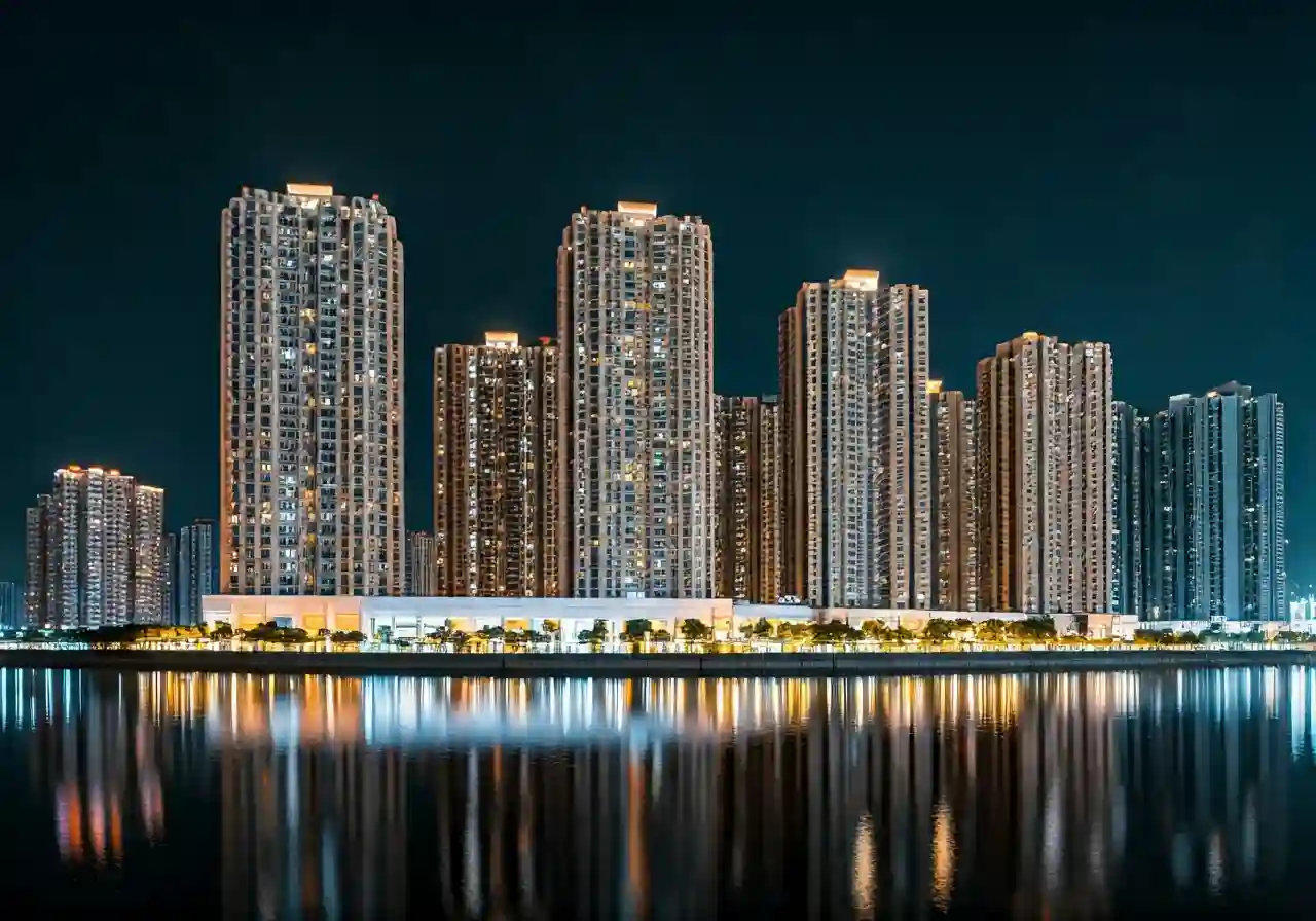 Chung cu Sai Dong Complex - canh dem