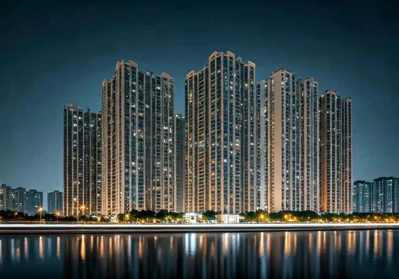 Chung cu Sao Vang Complex - canh dem