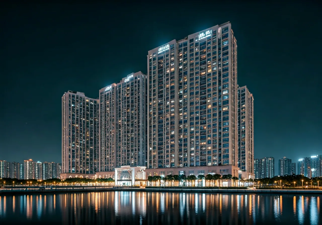 Chung cu Sapphire Palace - canh dem