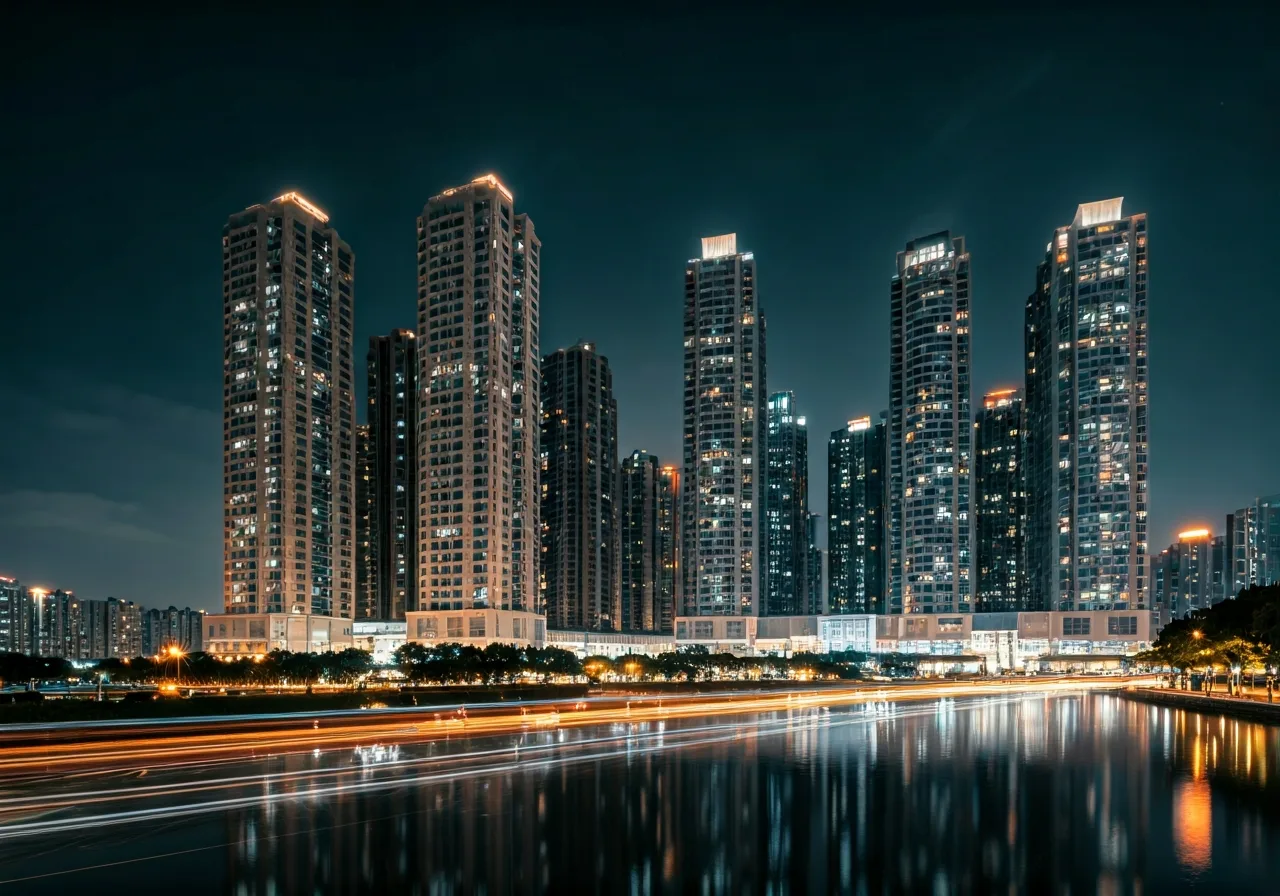 Chung cu Scitech Tower - canh dem