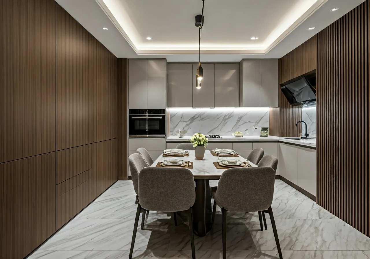 Chung cu Smile Building - thiet ke bep