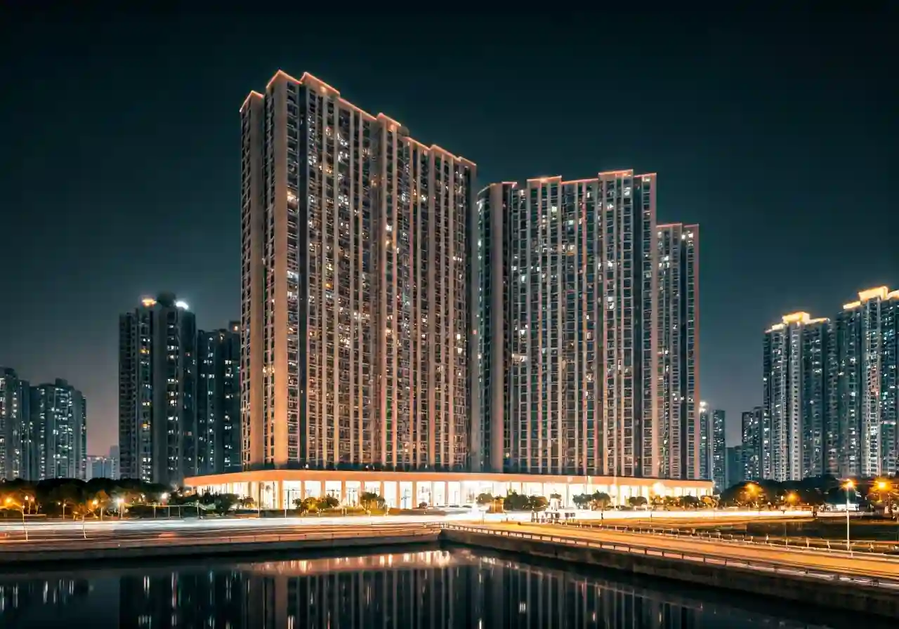 Chung cu Smile Building - canh dem