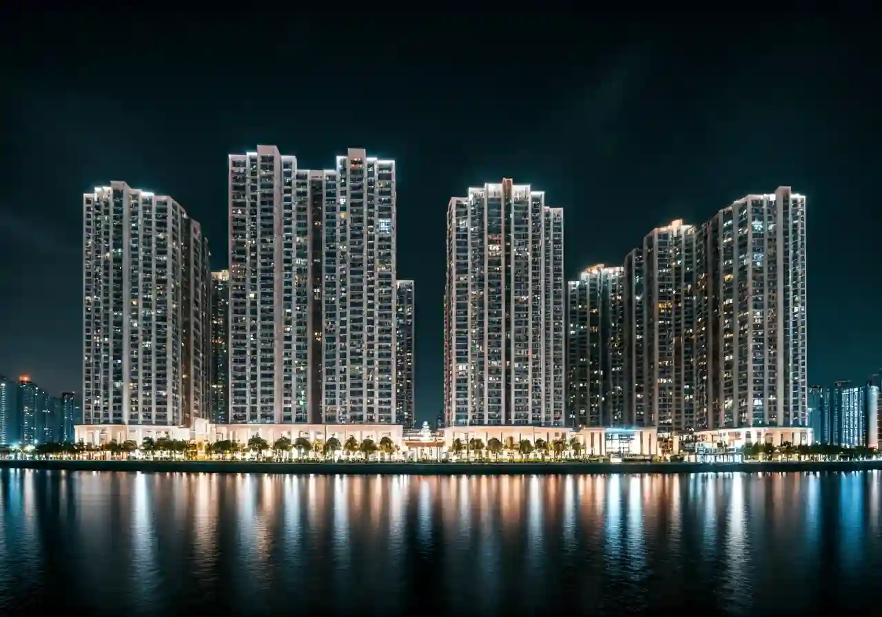 Chung cu South Tower - canh dem
