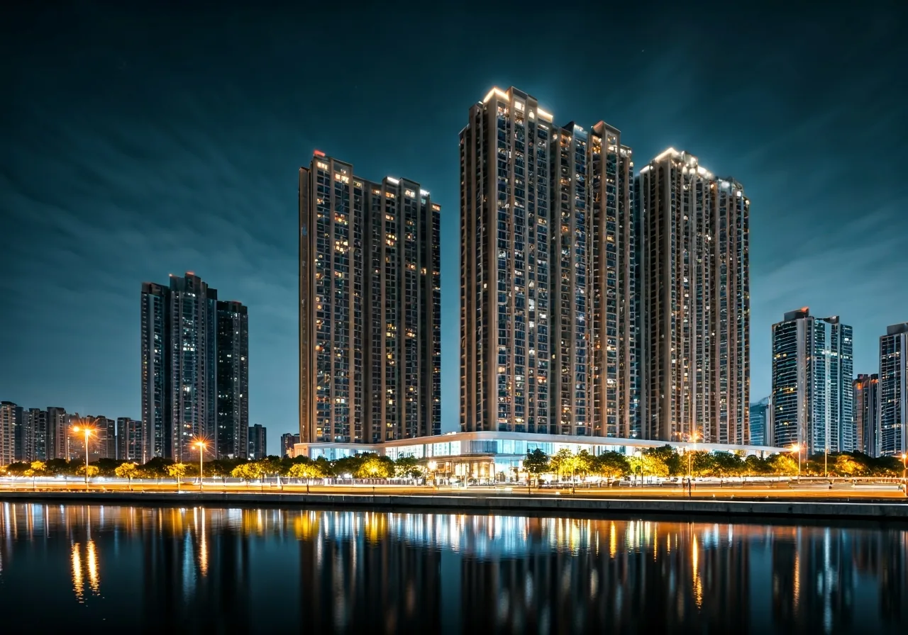 Chung cu Starlake Apartment - canh dem