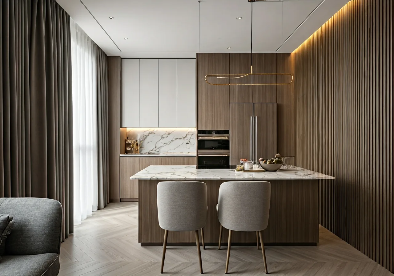 Chung cu Sun Ancora Residence - thiet ke bep