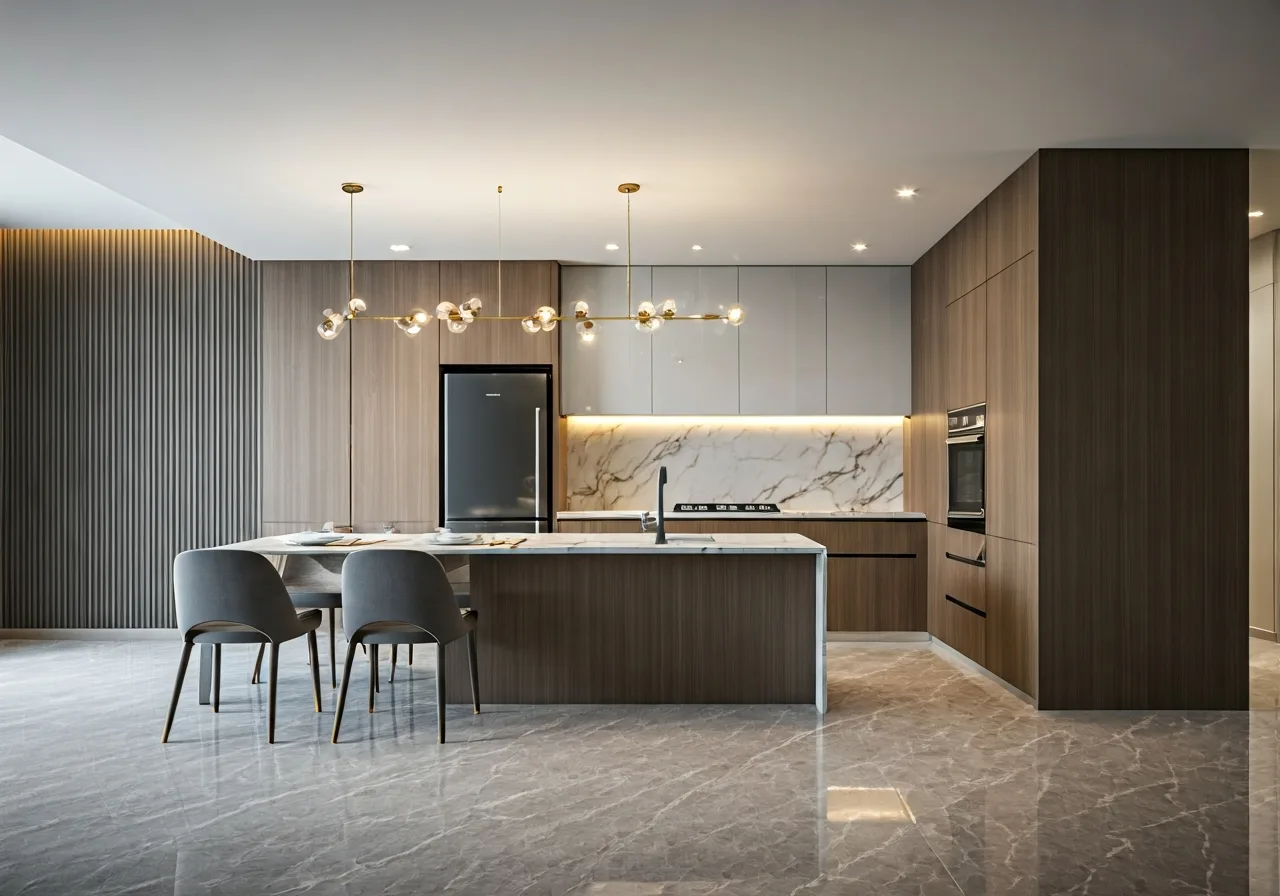 Chung cu Sunrise Complex - thiet ke bep