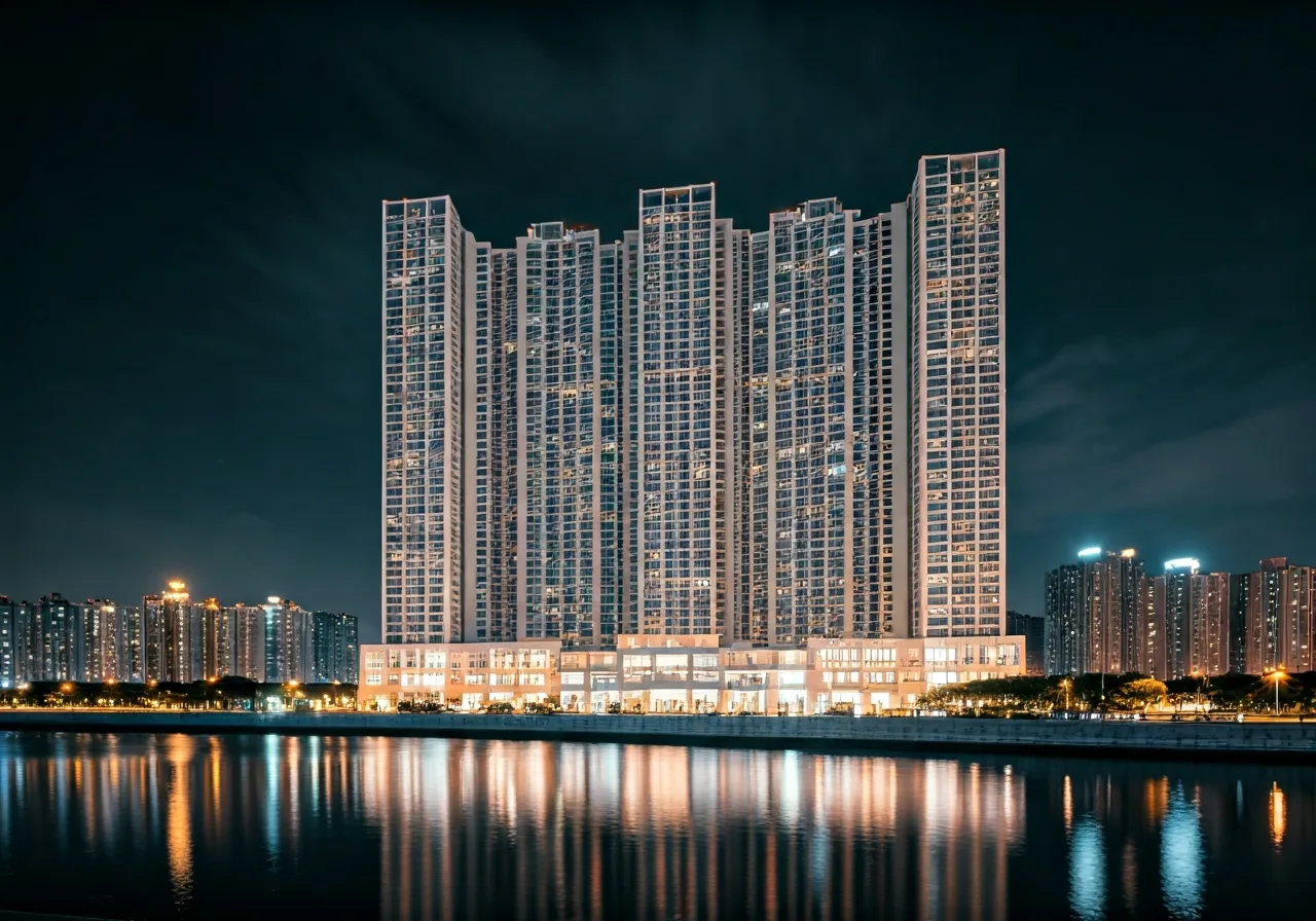 Chung cu Sunrise Tower - canh dem