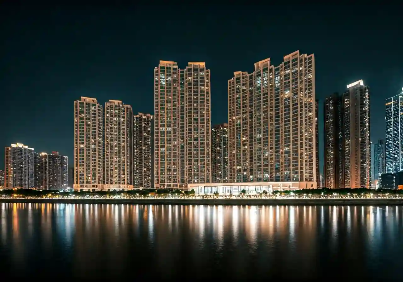 Chung cu Sunshine Crystal River - canh dem