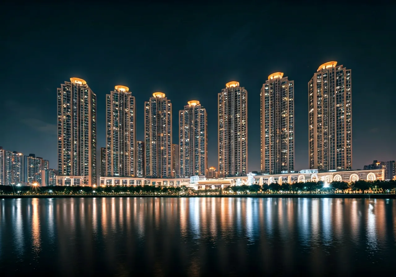 Chung cu Sunshine Lake View - canh dem