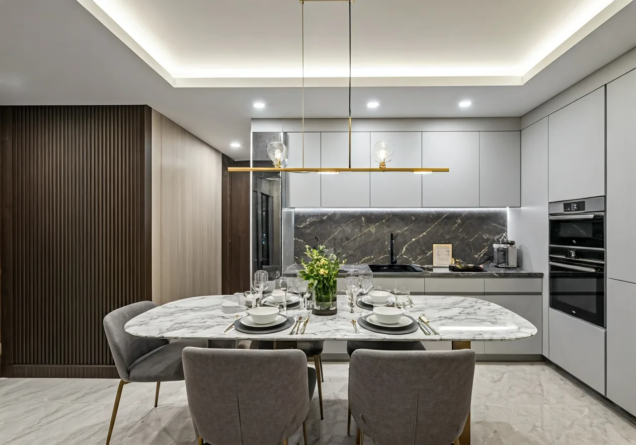 Chung cu Sunshine Palace - thiet ke bep