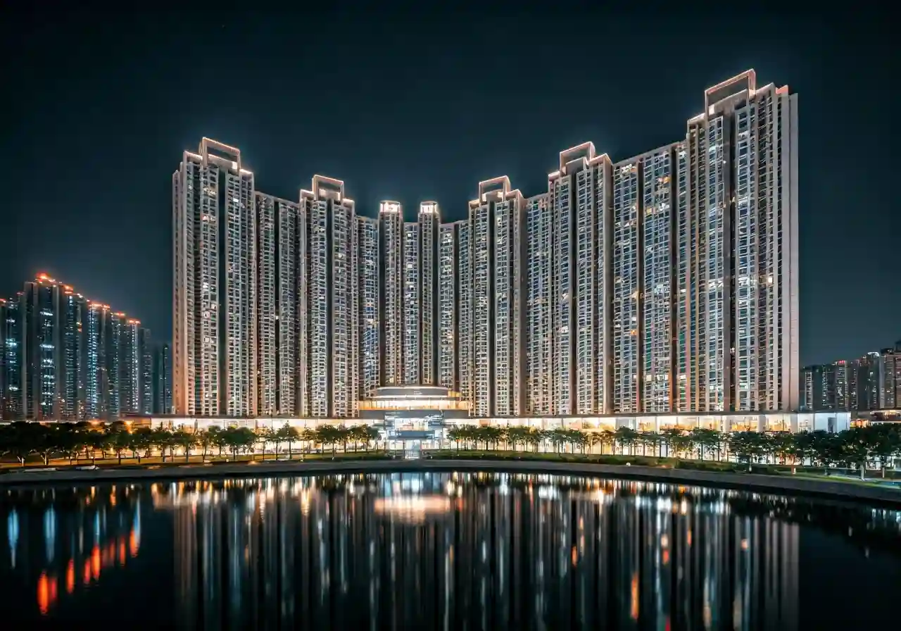 Chung cu Sunshine Sky Park - canh dem