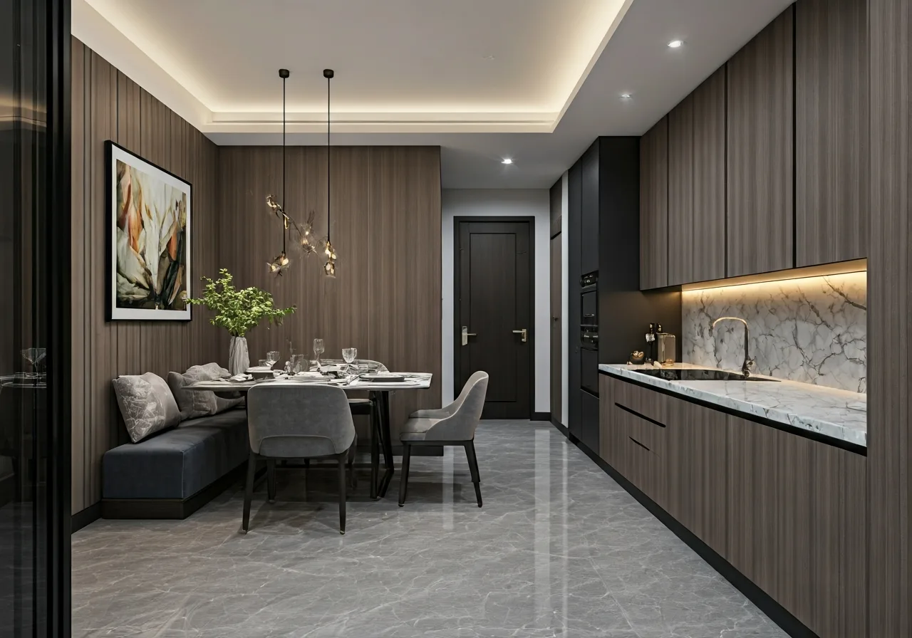 Chung cu SYM Cantavil Complex - thiet ke bep