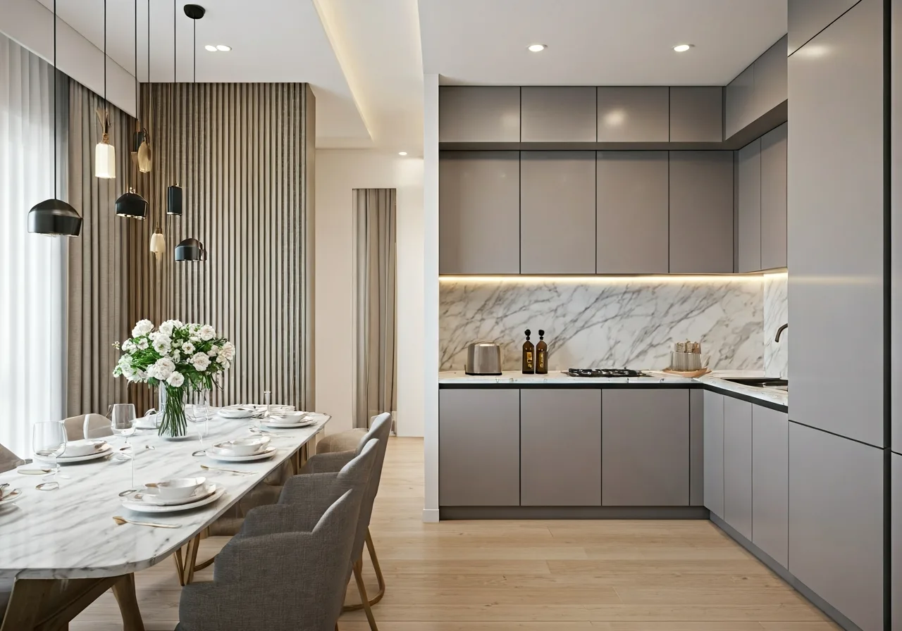 Chung cu Tay Ho Residence - thiet ke bep