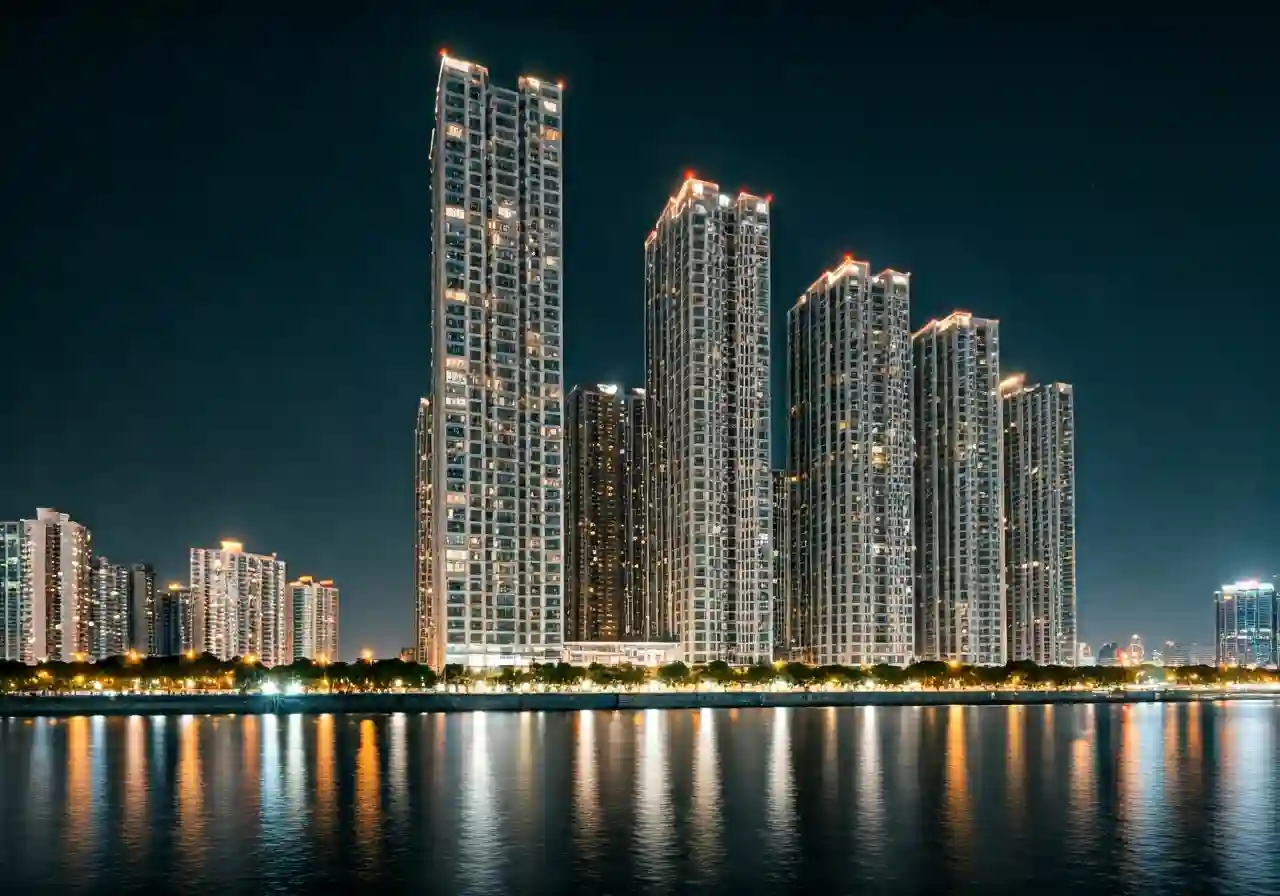 Chung cu Tay Ho River View - canh dem