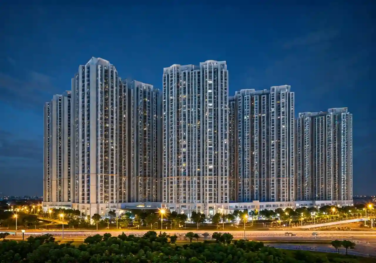 Chung cu Thang Long Yen Hoa - canh dem