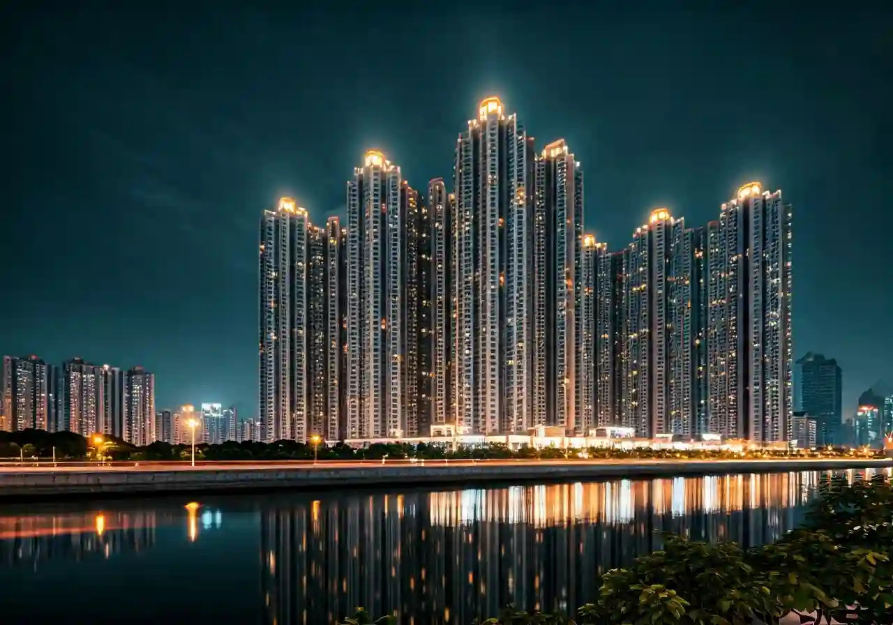 Chung cu The Legend Tower - canh dem