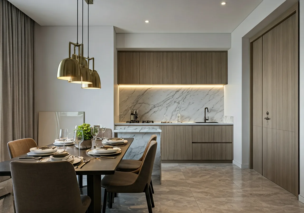 Chung cu The Park Home - thiet ke bep