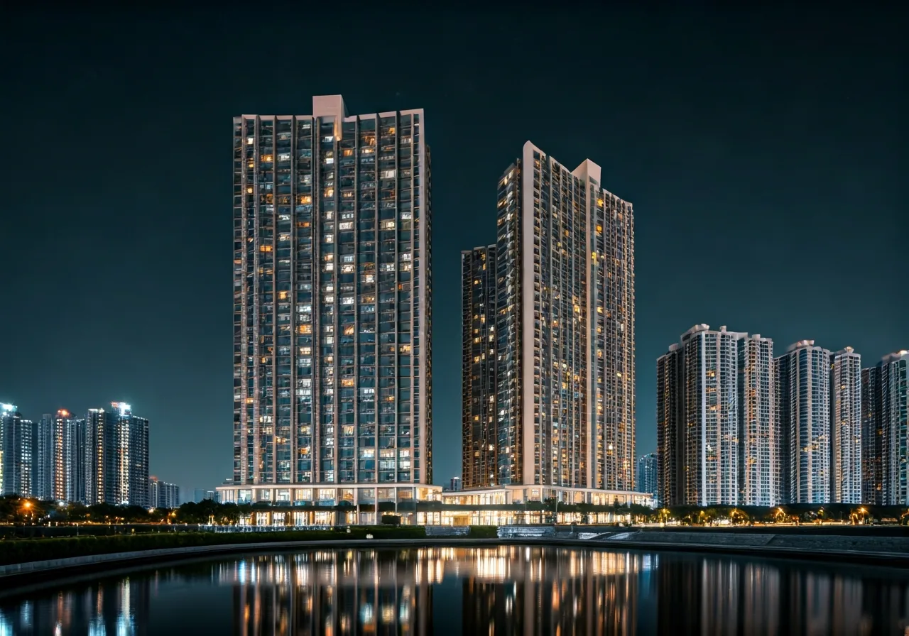 Chung cu The Two Residence - canh dem