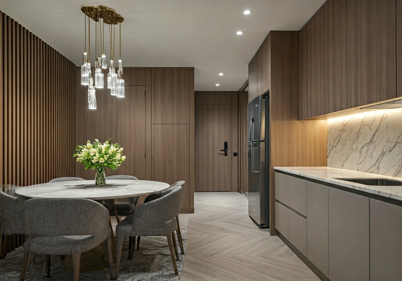 Chung cu The ZEN Residence - thiet ke bep
