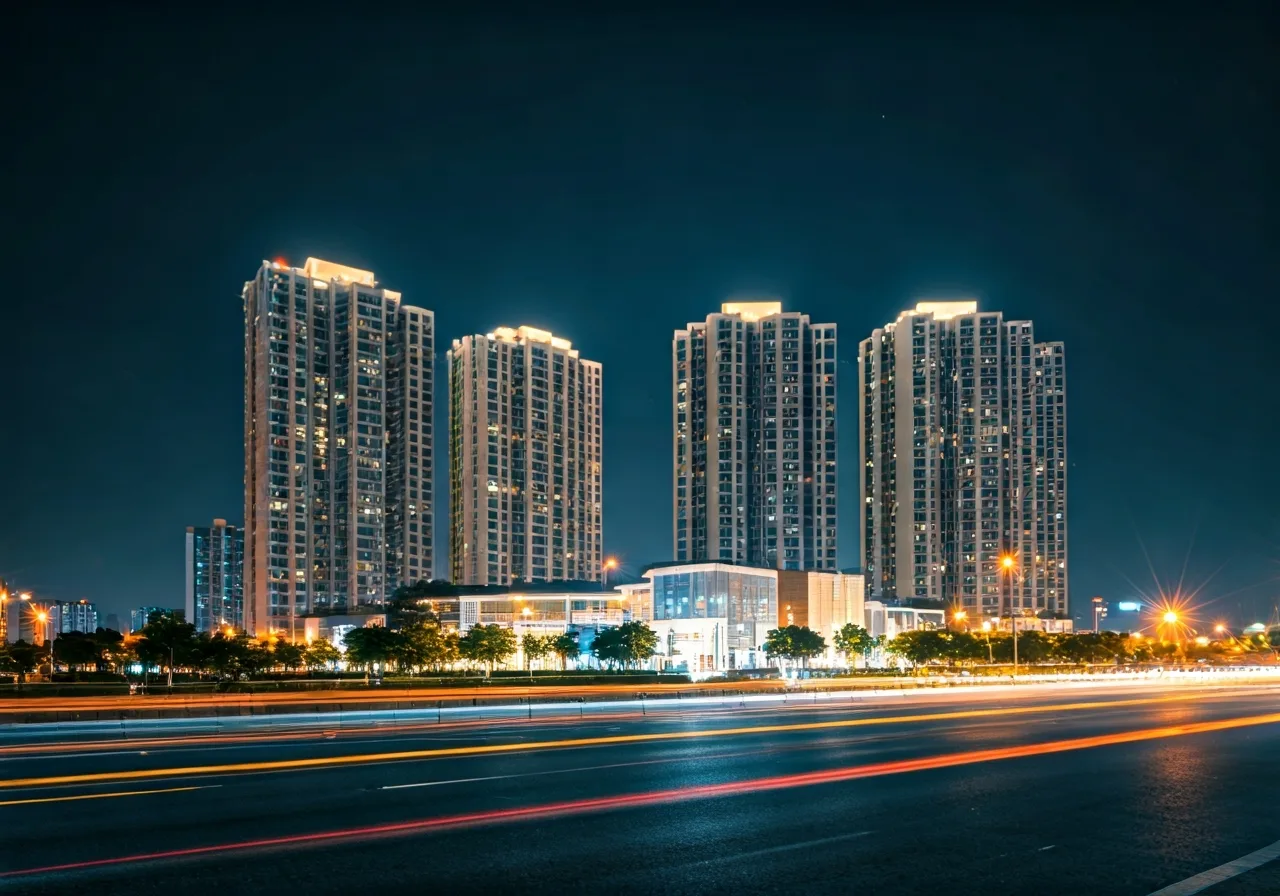 Chung cu Thuong Dinh Plaza - canh dem