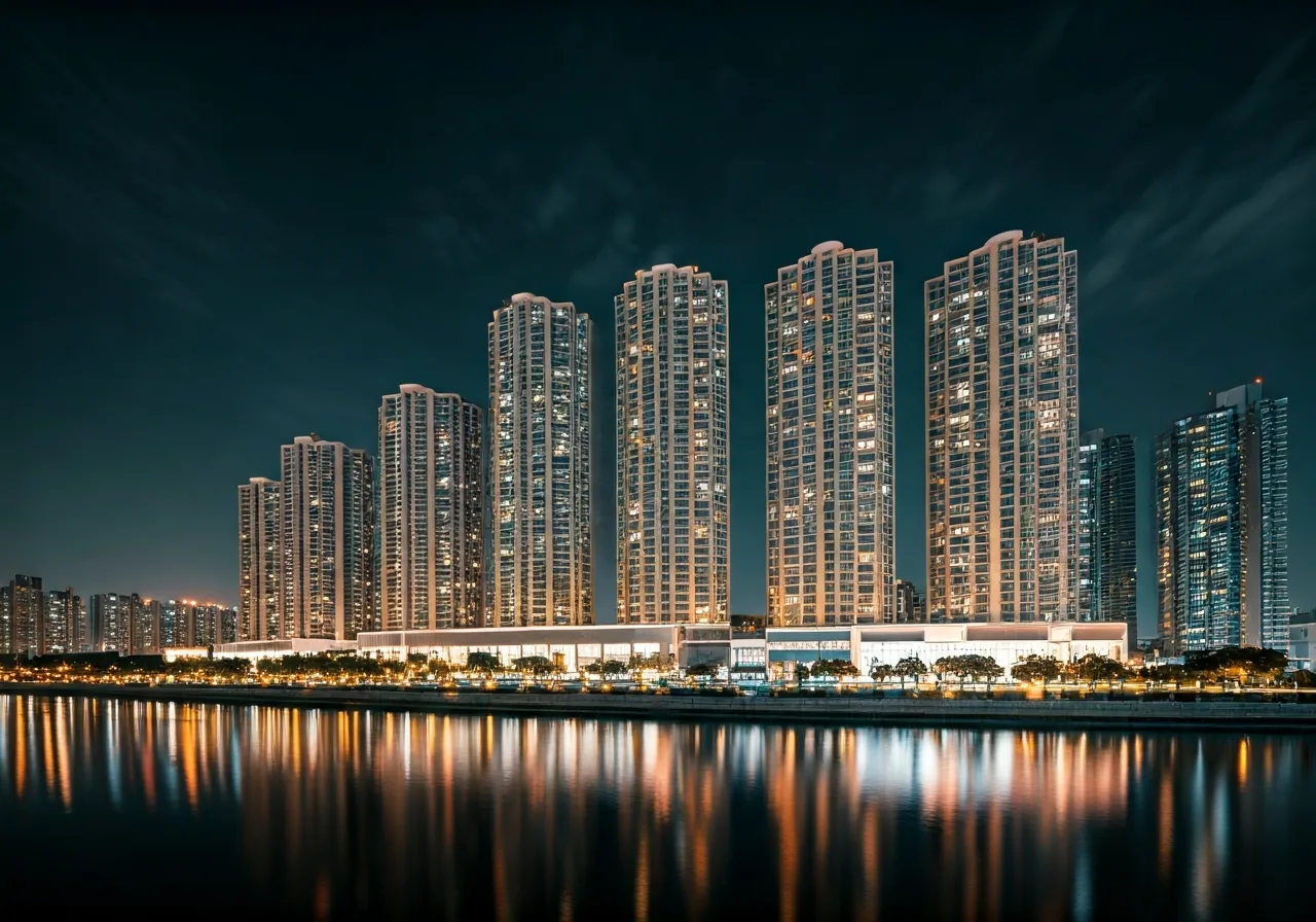 Chung cu Tincom City - canh dem