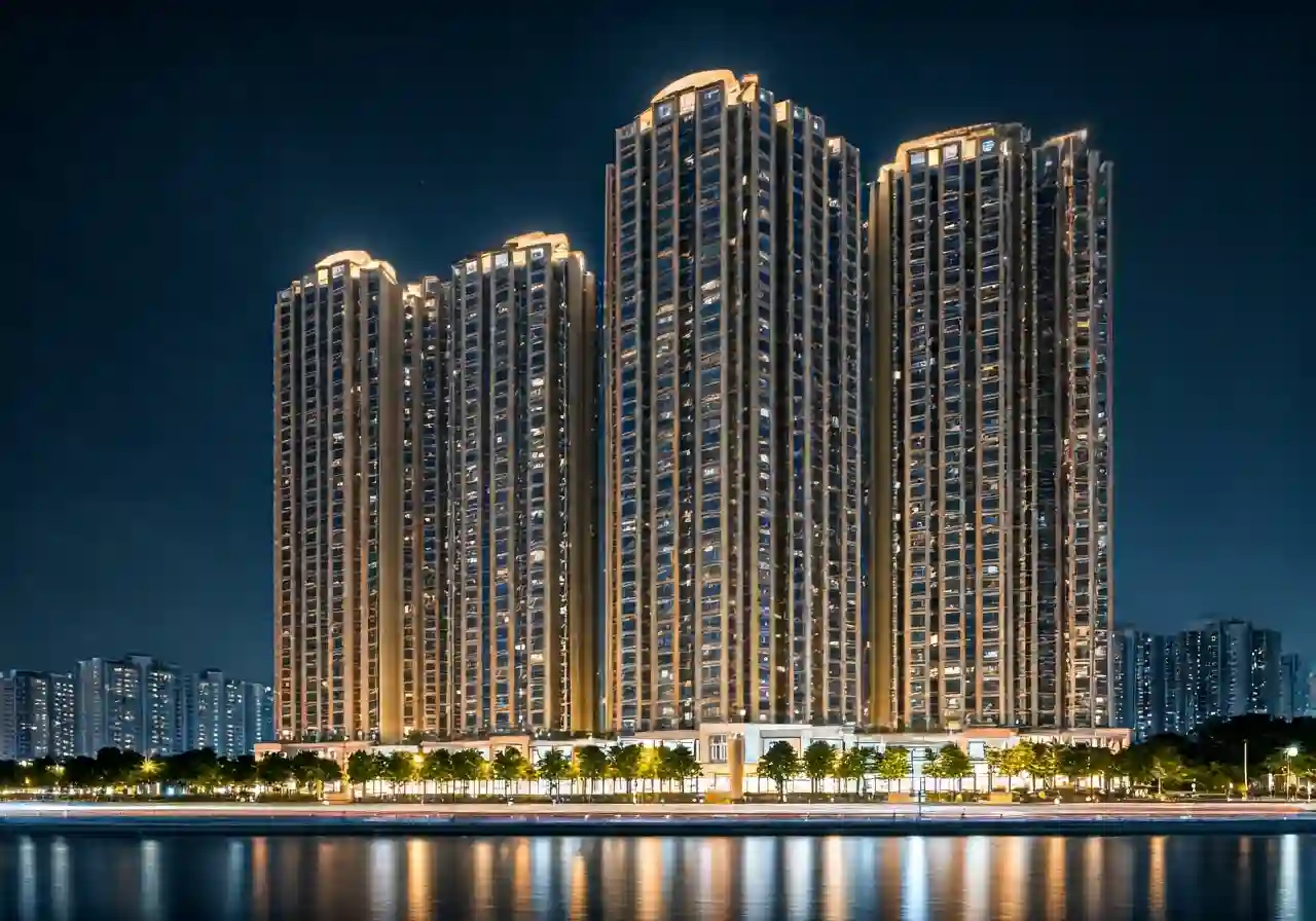 Chung cu Trung Van Residence - canh dem