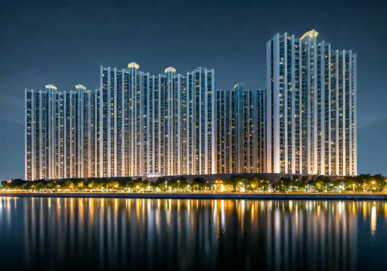 Chung cu Truong Dinh Complex - canh dem