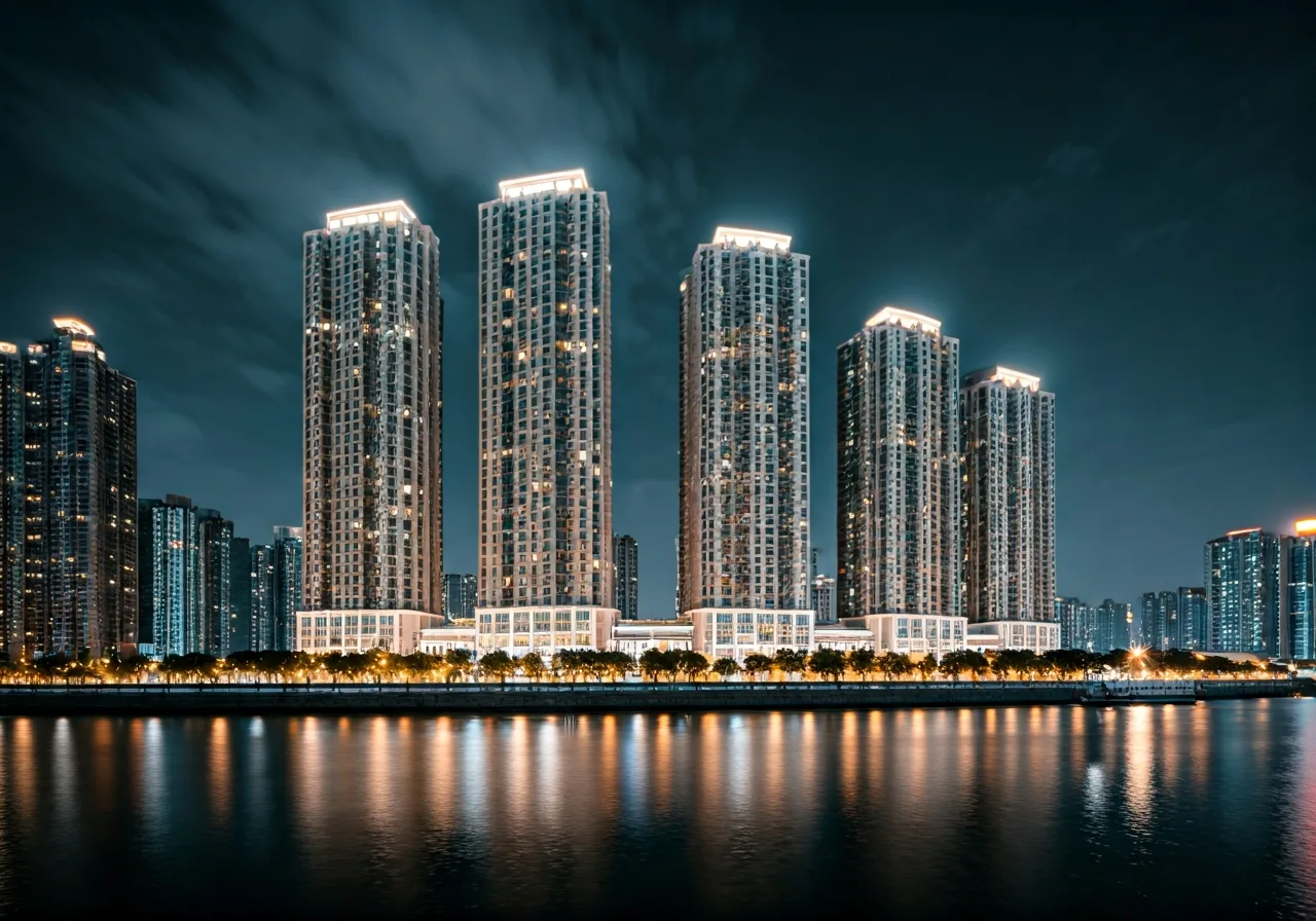 Chung cu TT River View - canh dem