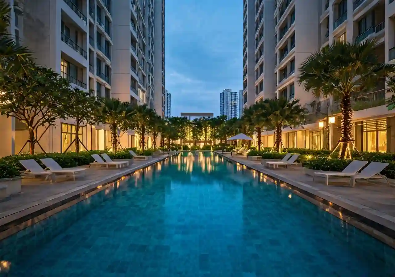 Chung cu Twin Towers Quan Dong Da Ha Noi - tien ich du an