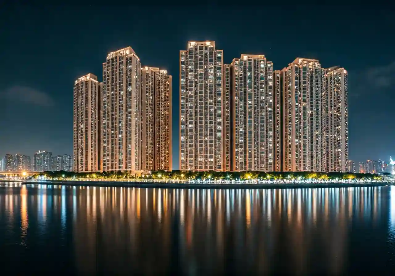 Chung cu Udic Riverside - canh dem