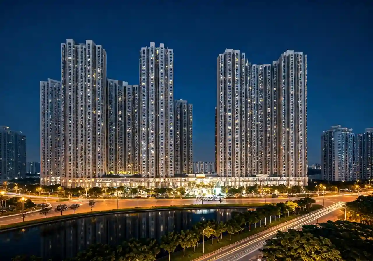 Chung cu Viet Duc Complex - canh dem
