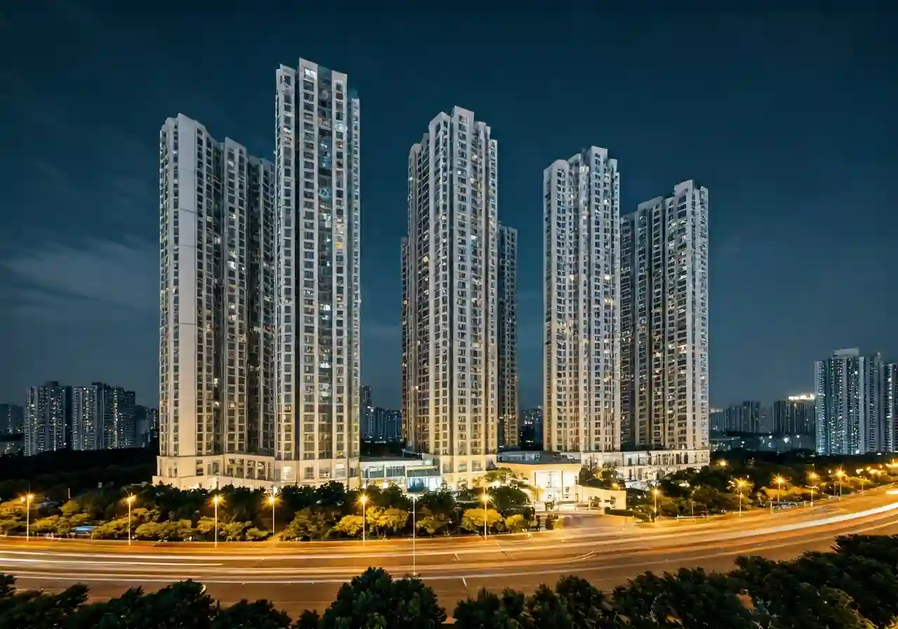 Chung cu Viha Complex - canh dem