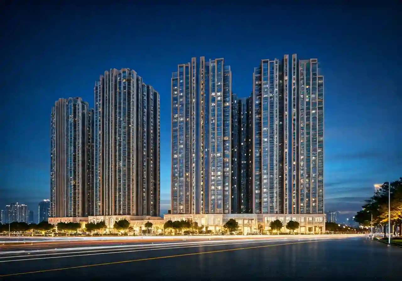 Chung cu X1 Phu Thuong - canh dem