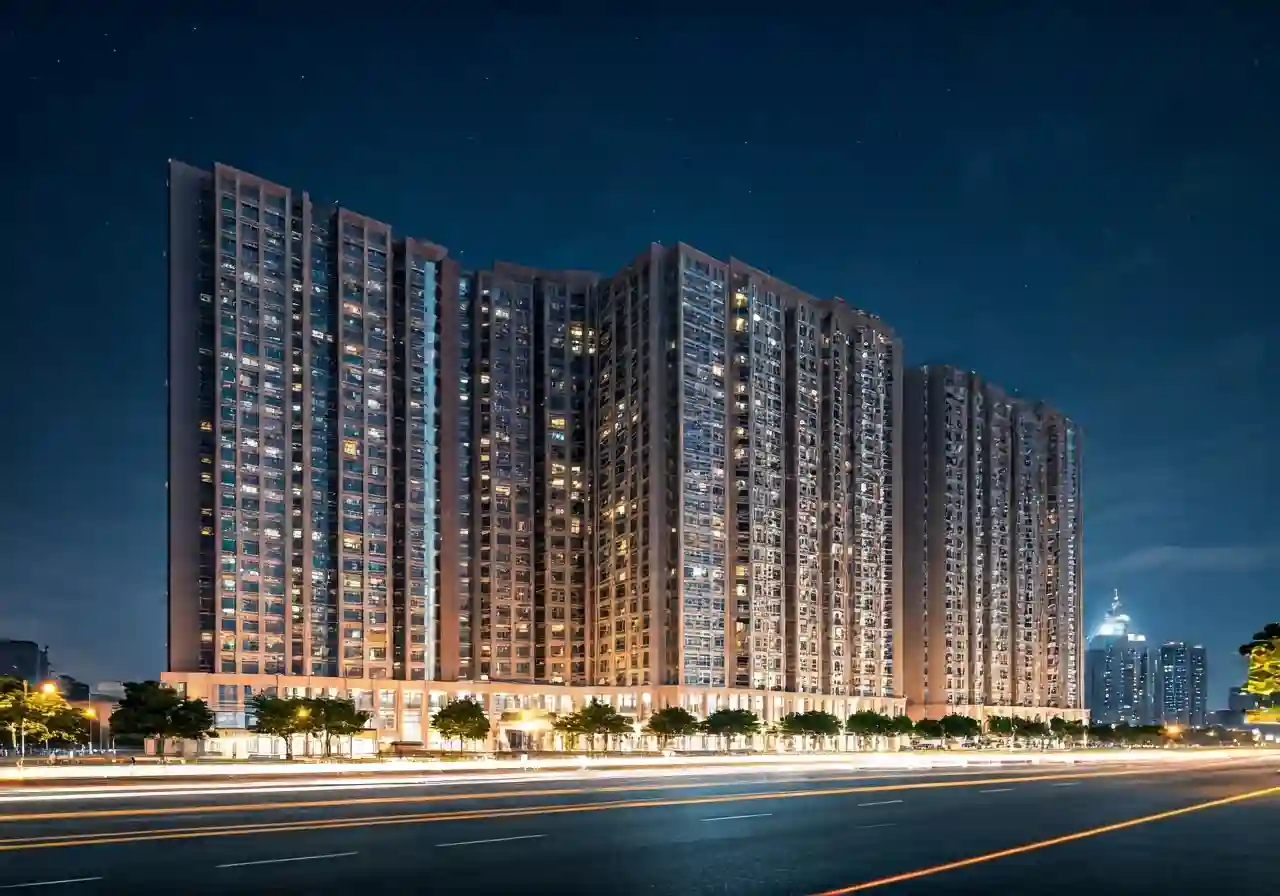 Chung cu X2 Tran Phu - canh dem
