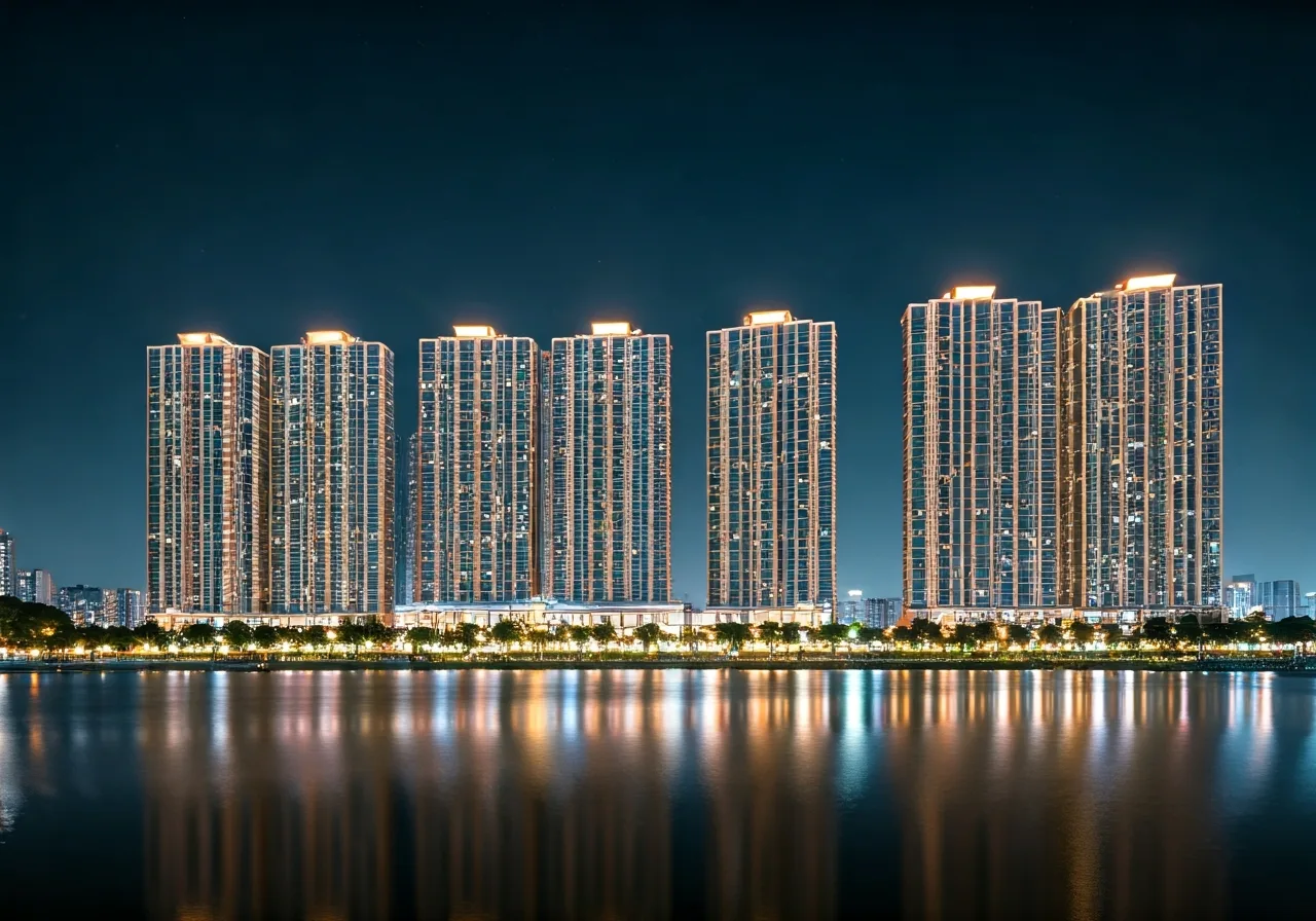 Chung cu Xuan La Westlake - canh dem