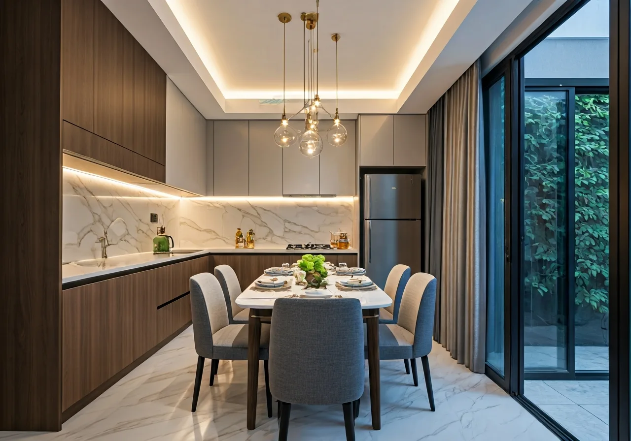 Chung cu Xuan Mai Complex - thiet ke bep