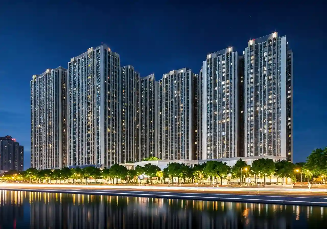 Chung cu Xuan Mai Complex - canh dem